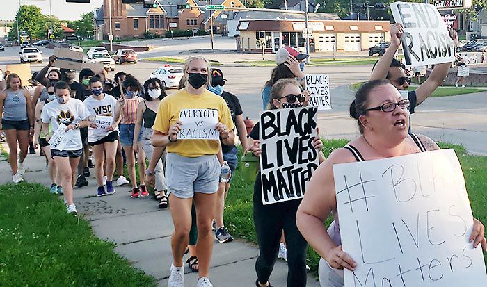 Wayne protest